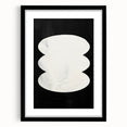 Modern Dining Room Art - Black & White Abstract Wall Décor