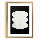 Modern Dining Room Art - Black & White Abstract Wall Décor