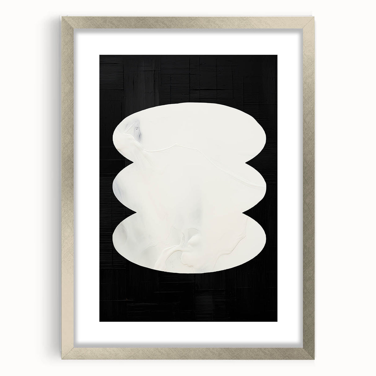 Modern Dining Room Art - Black & White Abstract Wall Décor