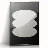 Modern Dining Room Art - Black & White Abstract Wall Décor