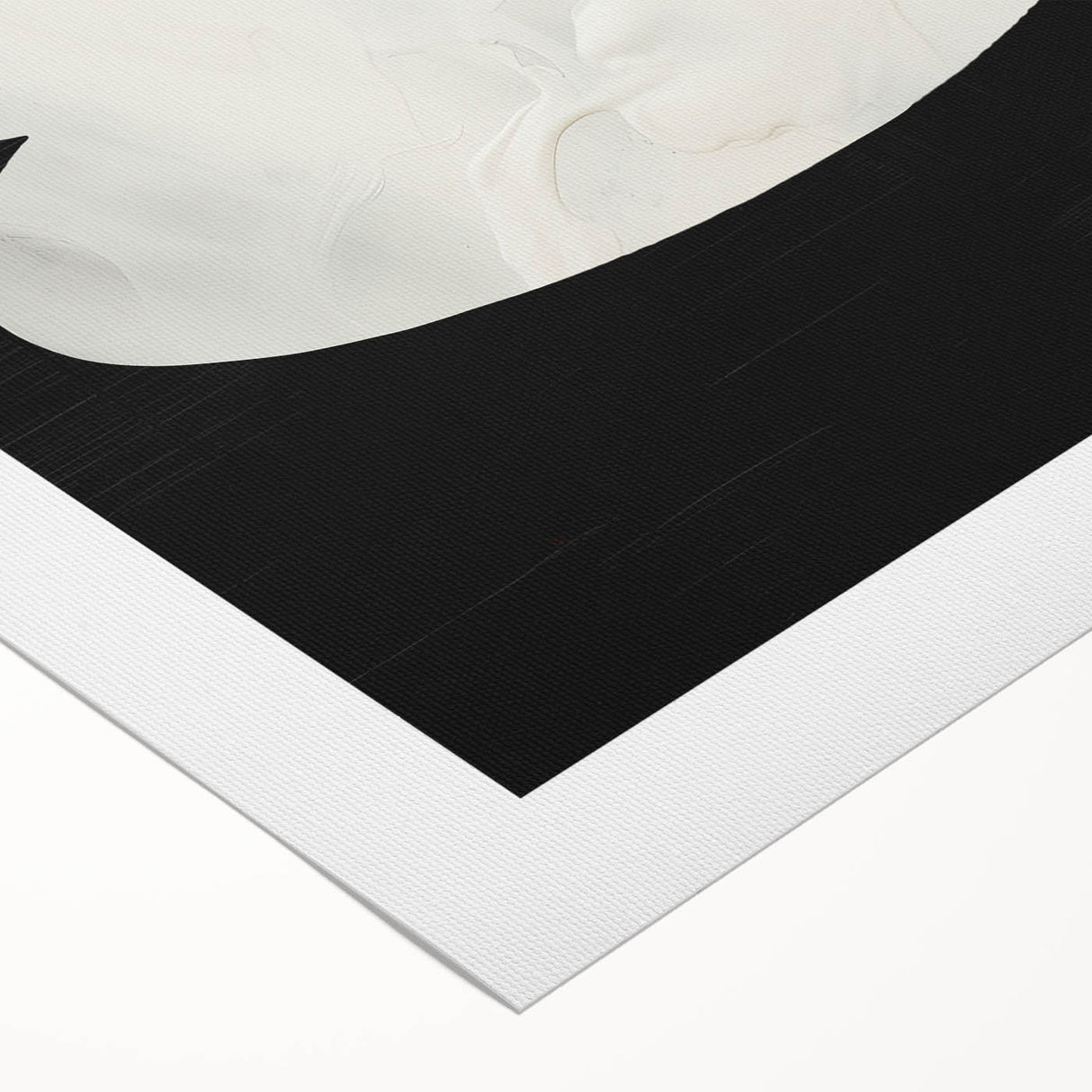 Modern Dining Room Art - Black & White Abstract Wall Décor
