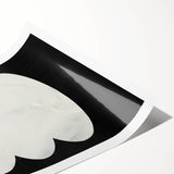 Modern Dining Room Art - Black & White Abstract Wall Décor