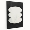 Modern Dining Room Art - Black & White Abstract Wall Décor