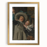 Baroque Celebration Scene Wall Art – Festive Elegance