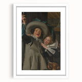 Baroque Celebration Scene Wall Art – Festive Elegance
