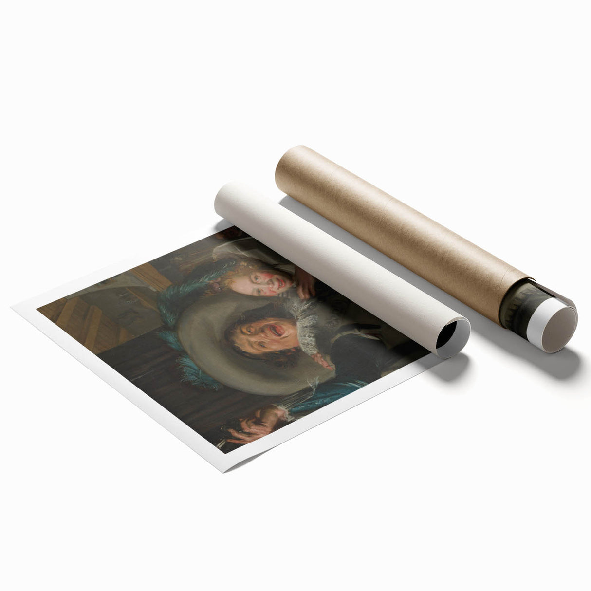 Baroque Celebration Scene Wall Art – Festive Elegance
