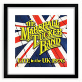 Marshall Tucker Band Live in the UK 1976 Poster - Retro Rock Art