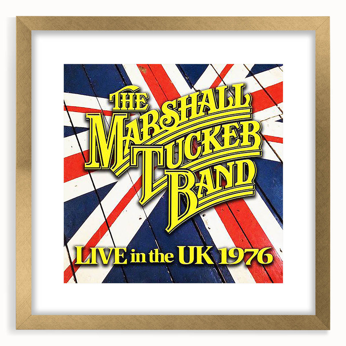 Marshall Tucker Band Live in the UK 1976 Poster - Retro Rock Art