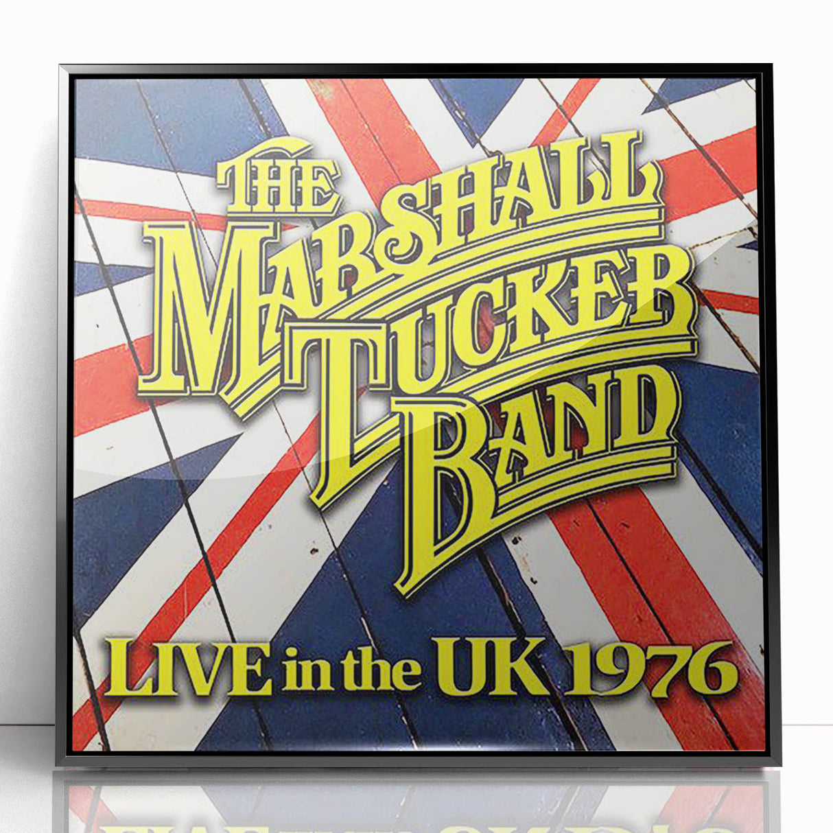 Marshall Tucker Band Live in the UK 1976 Poster - Retro Rock Art