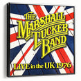 Marshall Tucker Band Live in the UK 1976 Poster - Retro Rock Art
