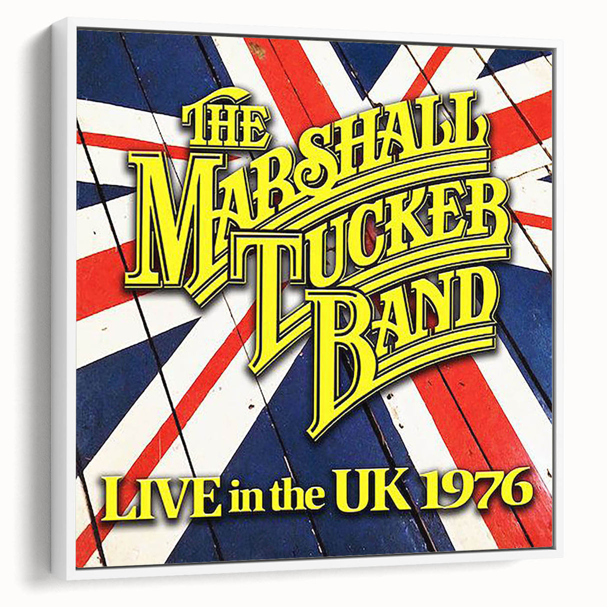 Marshall Tucker Band Live in the UK 1976 Poster - Retro Rock Art