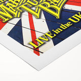 Marshall Tucker Band Live in the UK 1976 Poster - Retro Rock Art