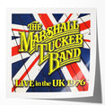 Marshall Tucker Band Live in the UK 1976 Poster - Retro Rock Art