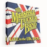 Marshall Tucker Band Live in the UK 1976 Poster - Retro Rock Art