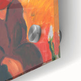 Vivid Realism Art Print - Village Girl in Red by Zolo Palugyay - Colorful Portrait