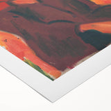 Vivid Realism Art Print - Village Girl in Red by Zolo Palugyay - Colorful Portrait