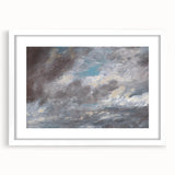 Romanticism Art - Cloud Study by John Constable on Canvas