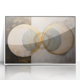 Geometric Modern Wall Art - Abstract Canvas Print for Living Room