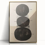 Framed minimalist abstract wall art featuring a gold-acrylic design, showcased in a sleek frame with a modern aesthetic, perfect for contemporary decor.