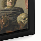 Baroque Allegorical Portrait Wall Art – Reflection on Mortality