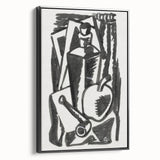 Abstract Expressionism: Still Life with Apple, Pipe, and Bottle Artwork