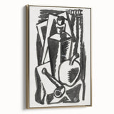 Abstract Expressionism: Still Life with Apple, Pipe, and Bottle Artwork