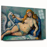 Impressionist Leda and the Swan Wall Art - Cézanne’s Mythical Scene Print