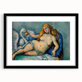 Impressionist Leda and the Swan Wall Art - Cézanne’s Mythical Scene Print