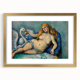 Impressionist Leda and the Swan Wall Art - Cézanne’s Mythical Scene Print