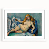 Impressionist Leda and the Swan Wall Art - Cézanne’s Mythical Scene Print