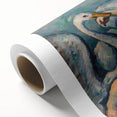 Impressionist Leda and the Swan Wall Art - Cézanne’s Mythical Scene Print