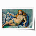 Impressionist Leda and the Swan Wall Art - Cézanne’s Mythical Scene Print
