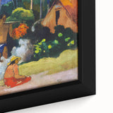 Tropical Tranquility: Modern Wall Art Inspired by Gauguin's Tahiti Scene