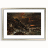 Romanticism Art - A Storm off the Normandy Coast by Eugène Isabey