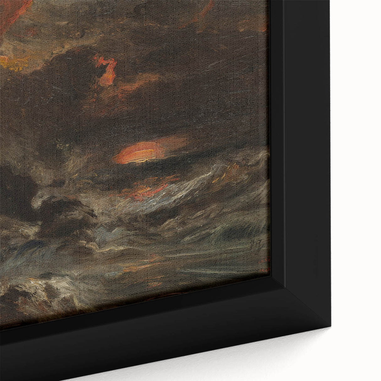 Romanticism Art - A Storm off the Normandy Coast by Eugène Isabey