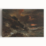 Romanticism Art - A Storm off the Normandy Coast by Eugène Isabey