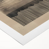 Custom Dining Room Wall Décor - Minimalist Sun & Horizon Art