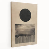 Custom Dining Room Wall Décor - Minimalist Sun & Horizon Art