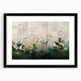 Elegant Floral Living Room Wall Art - Contemporary Canvas Print