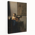 Baroque Woman Playing Lute Wall Art – Timeless Musical Grace