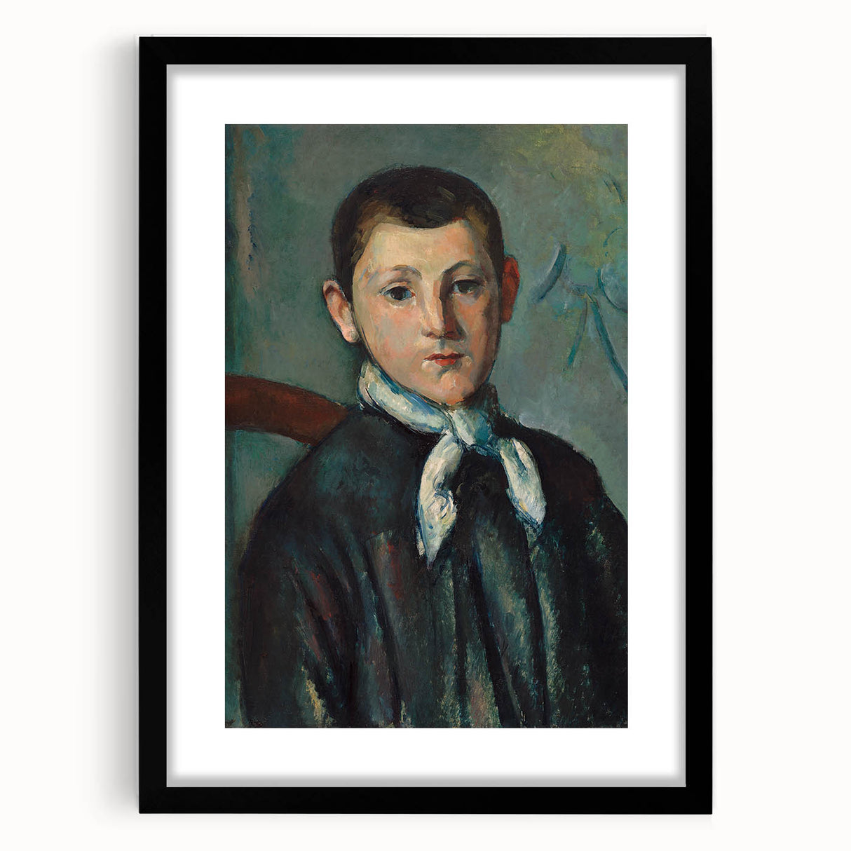 Impressionist Portrait - Louis Guillaume by Cézanne Wall Art Print