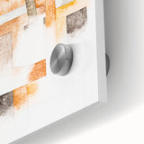 Abstract Modern Wall Art of Bermuda Houses by Charles Demuth