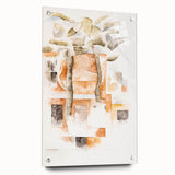 Abstract Modern Wall Art of Bermuda Houses by Charles Demuth