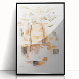 Abstract Modern Wall Art of Bermuda Houses by Charles Demuth