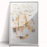 Abstract Modern Wall Art of Bermuda Houses by Charles Demuth