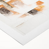 Abstract Modern Wall Art of Bermuda Houses by Charles Demuth