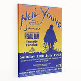 Neil Young Concert Poster – Vintage 1993 Finsbury Park Art