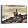 Coastal Scene Art Print - Saco Bay by Winslow Homer - Tranquil Seaside Painting