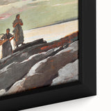 Coastal Scene Art Print - Saco Bay by Winslow Homer - Tranquil Seaside Painting