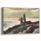 Coastal Scene Art Print - Saco Bay by Winslow Homer - Tranquil Seaside Painting